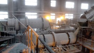 Rotary drum granulation production line1