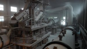 Rotary drum granulation production line2
